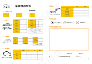 汽车检测报告|检测机动车送检