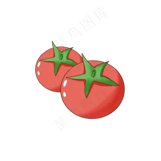 手绘西红柿