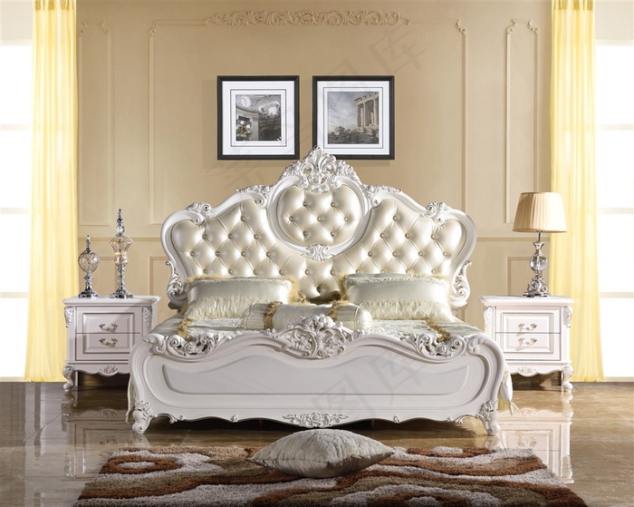 欧美 床 家具 欧式