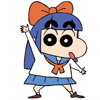 蜡笔小新可爱动画人物免扣素材