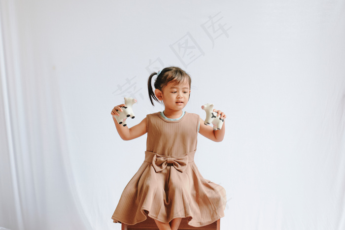 清新唯美可爱的女孩摄影图片