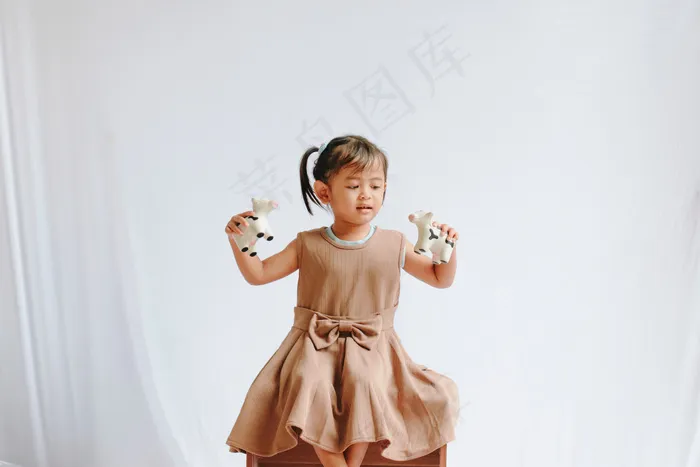 清新唯美可爱的女孩摄影图片