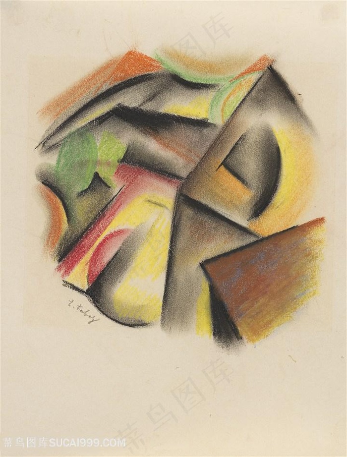 edmund fabry-ohne titel 1920手绘插画