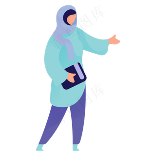 唱歌人物免抠图