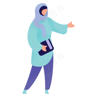 唱歌人物免抠图