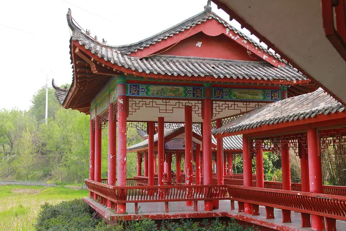 古建筑古代亭子亭台