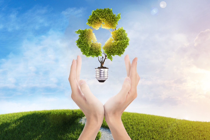 高清创意绿色环保背景图片公益海报展板宣传PSD分层平面设计素材