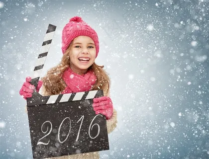 可爱的圣诞节女孩图片