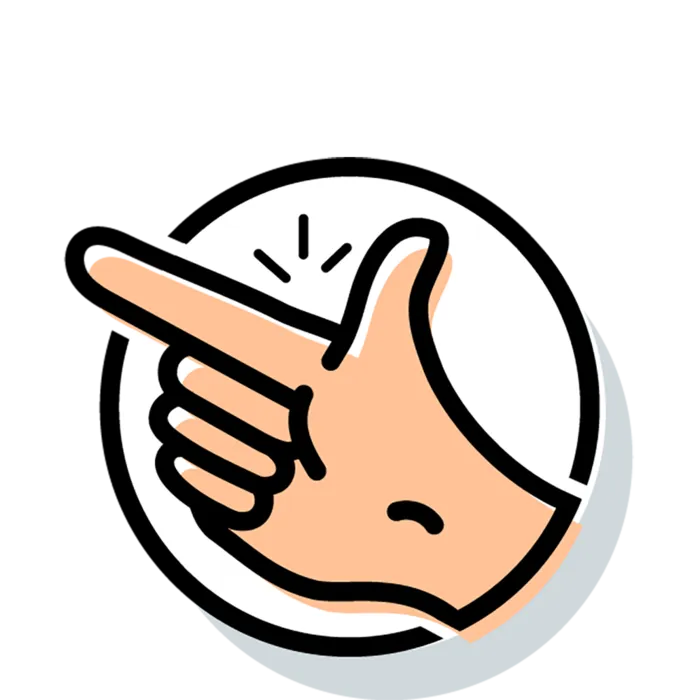 卡通手掌简笔素材