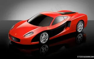 高清红色跑车壁纸