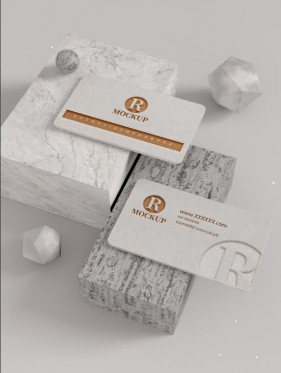 高端大气商务名片样机