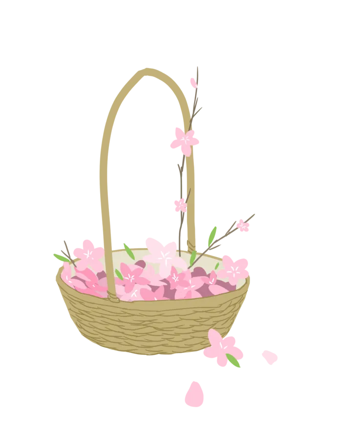 春天浪漫粉红色樱花手绘樱花梅花桃花花朵图片PNG免扣素材