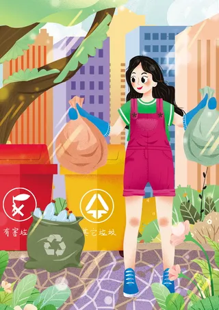 垃圾分类海报