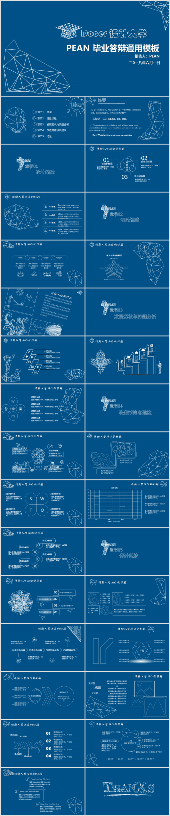 毕业答辨设计ppt通用模板