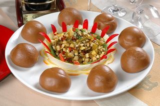  窝窝头酸菜小笋 