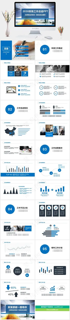 财务会计PPT模板ppt模版