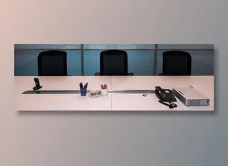 会议室的办公桌