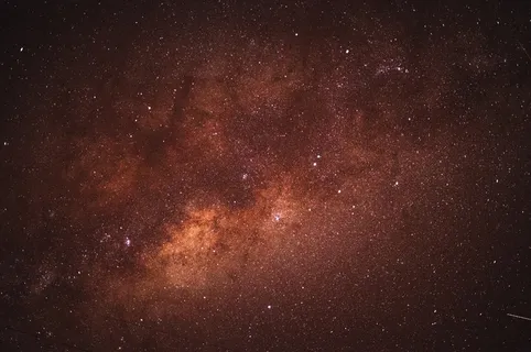 黑色星空摄影素材