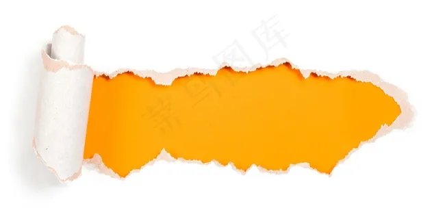 创意撕开的纸张高清图片