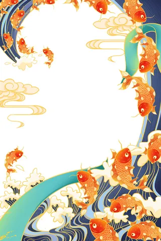 中式大海鲤鱼免抠元素