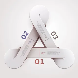 免抠潮流彩色标签