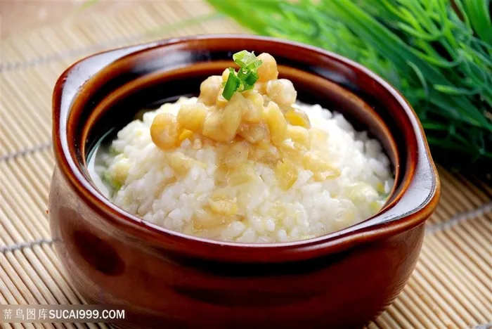 中华美食豆汤饭实拍摄影图中华美食