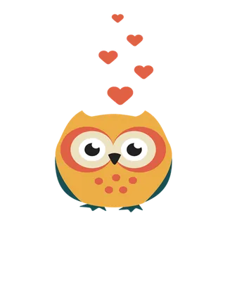 卡通猫头鹰