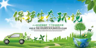 保护生态环境环保宣传海报