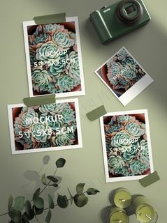 唯美国潮风中式照片智能贴图样机