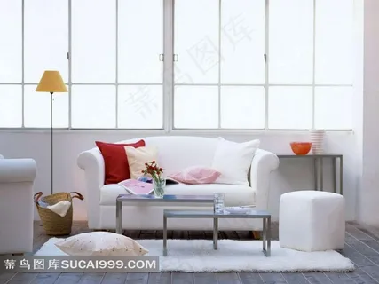 白色沙发素材 白色沙发素材