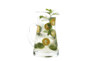 奶茶店水果茶饮品特饮高清图金桔薄荷苏打水