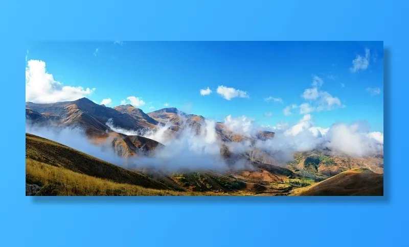 冬天自然背景风景