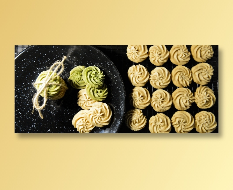 奶油曲奇饼干图片