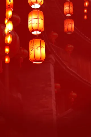 元宵节海报背景