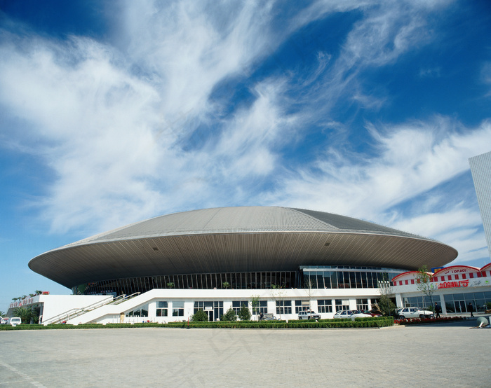 现代城市建筑背景