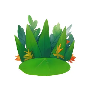 叶子绿叶树叶免抠