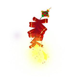 红色烟花爆竹免扣素材 红色烟花爆竹免扣素材