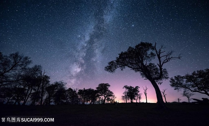 星空银河星星天空高清图片