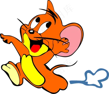 彩色动漫猫和老鼠图片