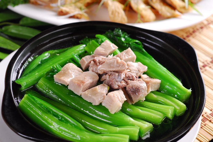 石锅煲类火锅川菜特色菜龙骨芥菜煲