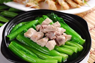 石锅煲类火锅川菜特色菜龙骨芥菜煲