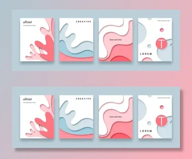 清新孟菲斯风格渐变科幻离子风KV主视觉海报大图高端psd分层素材