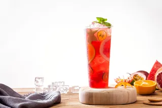 奶茶店水果茶饮品特饮高清图水果茶