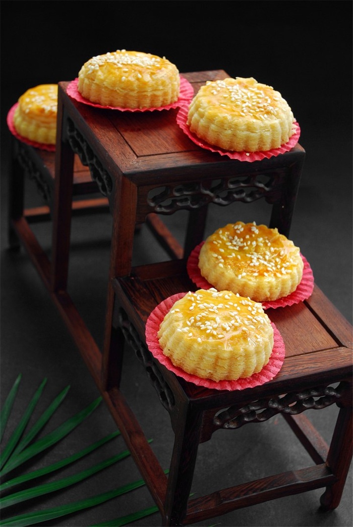 美味木瓜酥美食素材