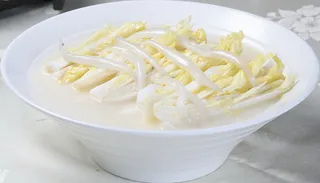 02 羊汤鲜味 桥东大酒店娃娃菜