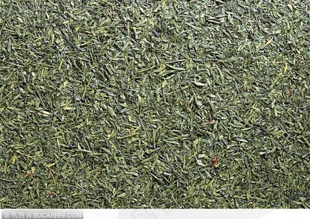 食物背景-翠绿的茶叶