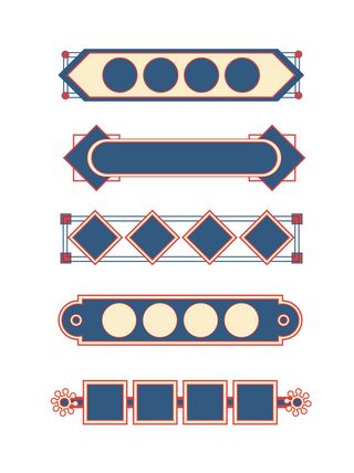 复古门头国潮港风传统文化矢量源文件