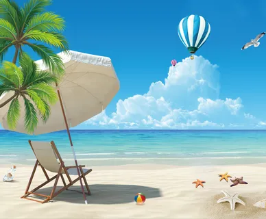 蓝天白云 海边 蓝天白云 海边