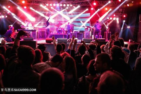 大型文艺表演现场观众高清