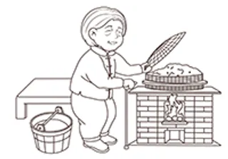 古代做坊  民间奶奶 做饭 古代人物 古代生活